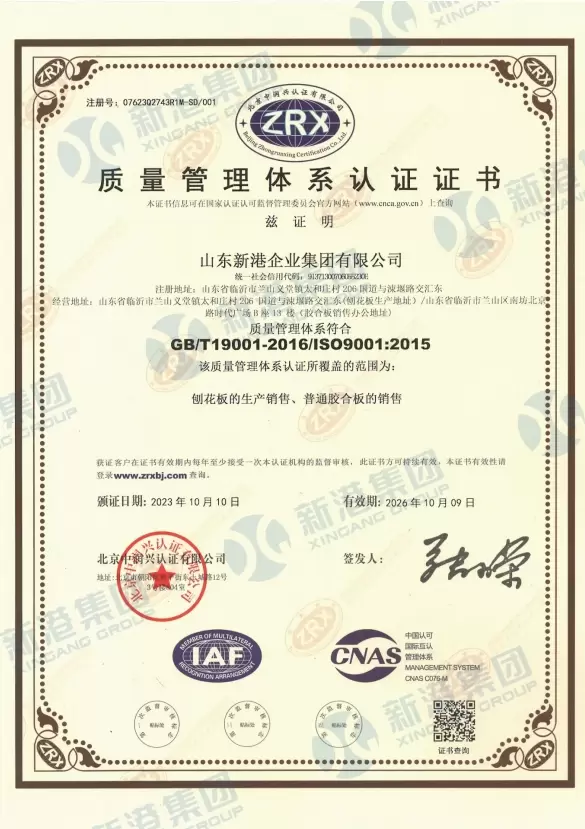 Certificazione del sistema di gestione della qualit&agrave;